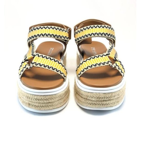 PRADA Jacquard And Leather Platform Espadrille Sandals Eu:40 - Picture 4 of 11